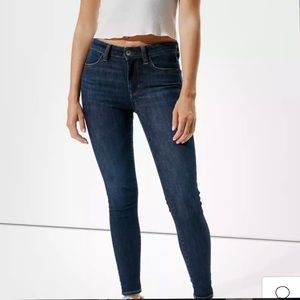 American Eagle Blue Denim Jegging Sz 4